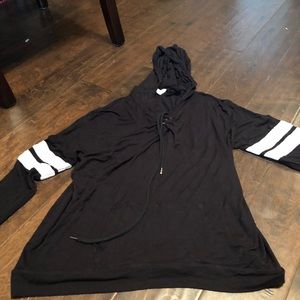 Lightweight T-shirt hoodie